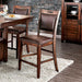 Wichita Light Walnut Counter Ht. Chair (2/CTN) - U&U Home Budget Furniture (Carteret, NJ)