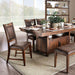 Wichita Light Walnut Dining Table - U&U Home Budget Furniture (Carteret, NJ)