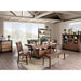 Wichita Light Walnut Dining Table - U&U Home Budget Furniture (Carteret, NJ)