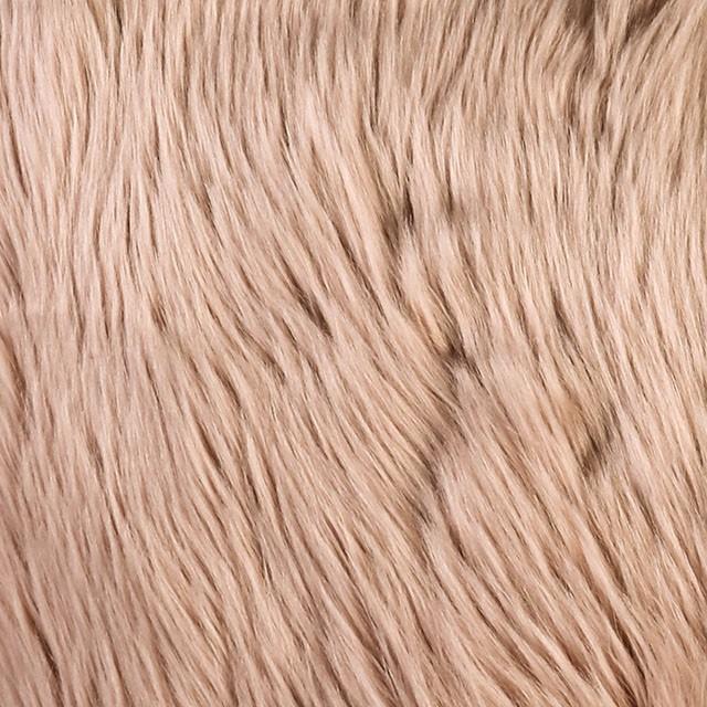 Wendy Blush 20" X 20" Pillow, Fur Blush (2/CTN) - U&U Home Budget Furniture (Carteret, NJ)