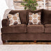 WESSINGTON Chocolate Sofa - U&U Home Budget Furniture (Carteret, NJ)