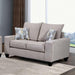 WEST ACTION Loveseat, Beige - U&U Home Budget Furniture (Carteret, NJ)