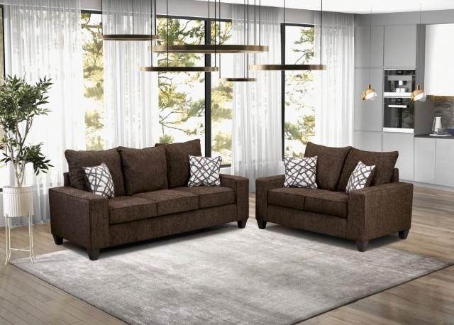 WEST ACTION Sofa, Chocolate - U&U Home Budget Furniture (Carteret, NJ)
