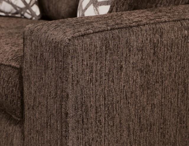WEST ACTION Sofa, Chocolate - U&U Home Budget Furniture (Carteret, NJ)