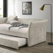 Yuri Twin Daybed w/ Trundle Beige - U&U Home Budget Furniture (Carteret, NJ)