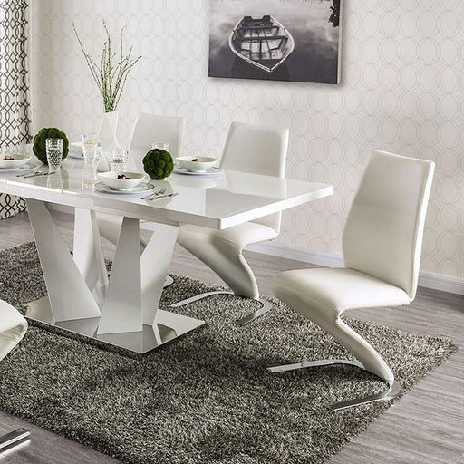 Zain 7 Pc Dining Table Set - U&U Home Budget Furniture (Carteret, NJ)