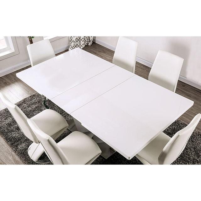 Zain 7 Pc Dining Table Set - U&U Home Budget Furniture (Carteret, NJ)