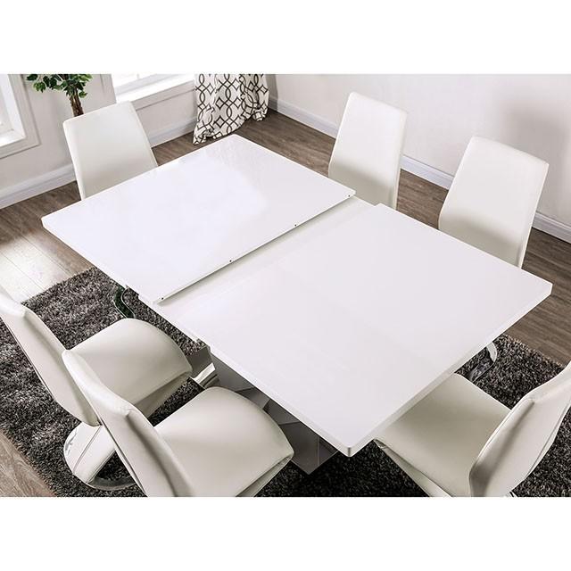 Zain 7 Pc Dining Table Set - U&U Home Budget Furniture (Carteret, NJ)