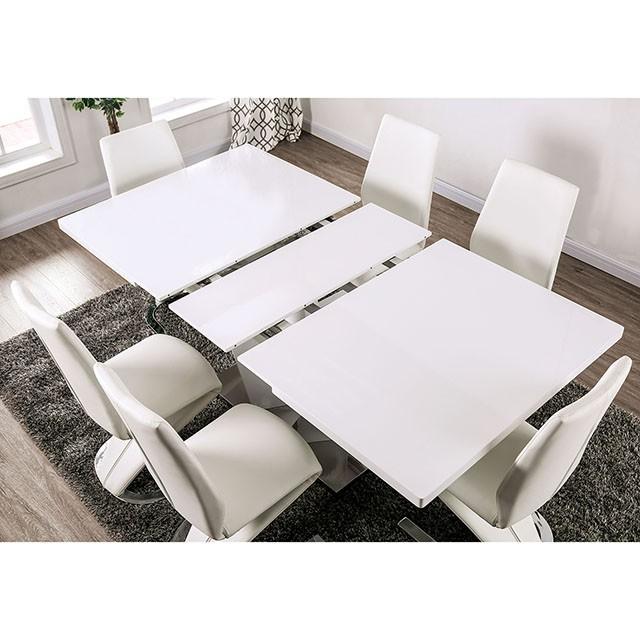 Zain 7 Pc Dining Table Set - U&U Home Budget Furniture (Carteret, NJ)