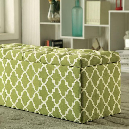 Zaira Storage Ottoman - U&U Home Budget Furniture (Carteret, NJ)