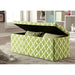 Zaira Storage Ottoman - U&U Home Budget Furniture (Carteret, NJ)