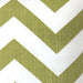ZOE 22" X 22" Pillow, Green Chevron (2/CTN) - U&U Home Budget Furniture (Carteret, NJ)