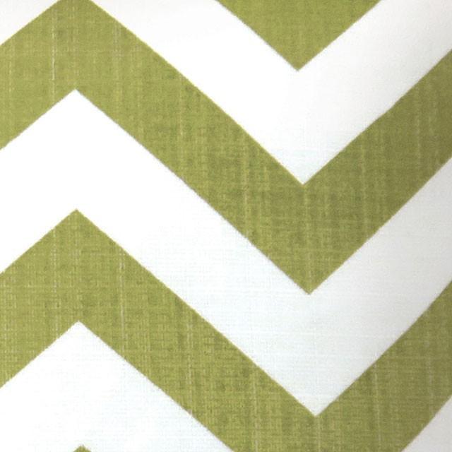 ZOE 18" X 18" Pillow, Green Chevron (2/CTN) - U&U Home Budget Furniture (Carteret, NJ)