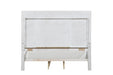 Stella Mia E.King & Queen Bed White & White - U&U Home Budget Furniture (Carteret, NJ)