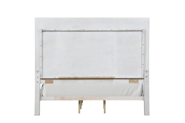 Stella Mia E.King & Queen Bed White & White - U&U Home Budget Furniture (Carteret, NJ)