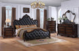Ventresca Bed White & Chrome - U&U Home Budget Furniture (Carteret, NJ)