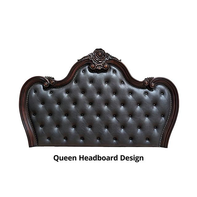 Ventresca E.King & Queen Bed White & Chrome - U&U Home Budget Furniture (Carteret, NJ)