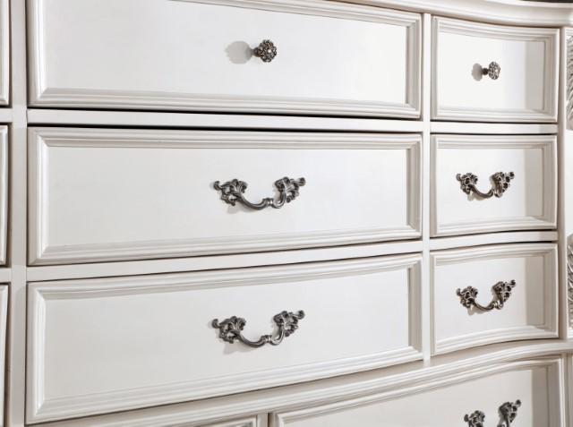 ESPARANZA Dresser, Pearl White - U&U Home Budget Furniture (Carteret, NJ)