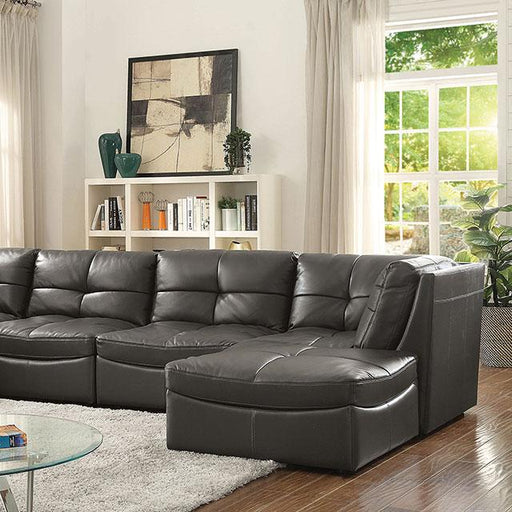 Libbie Gray 6 Pc. Modular Seating Set - U&U Home Budget Furniture (Carteret, NJ)