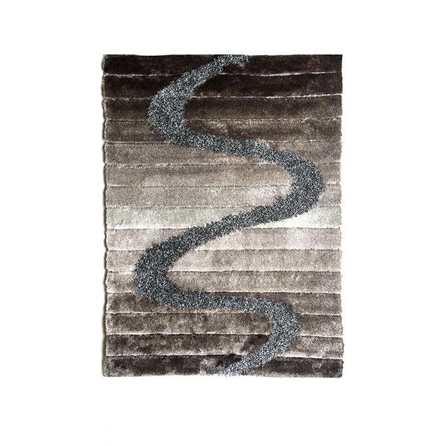 Vancouver Gray 5' X 8' Area Rug - U&U Home Budget Furniture (Carteret, NJ)
