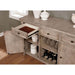 Patience Rustic Natural Tone Server - U&U Home Budget Furniture (Carteret, NJ)