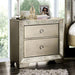 LORAINE Champagne Night Stand - U&U Home Budget Furniture (Carteret, NJ)