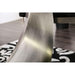 ORLA Silver/Black Dining Table - U&U Home Budget Furniture (Carteret, NJ)