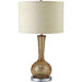 Rachel Amber 15"H Glass Amber Table Lamp - U&U Home Budget Furniture (Carteret, NJ)