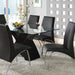 Wailoa Black Dining Table - U&U Home Budget Furniture (Carteret, NJ)