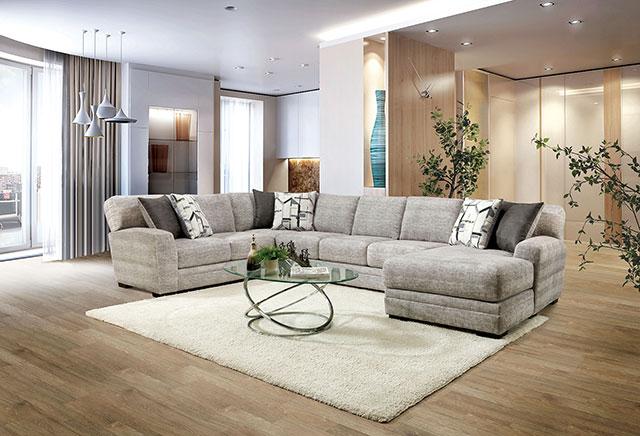 WALTHAMSTOW Sectional - U&U Home Budget Furniture (Carteret, NJ)