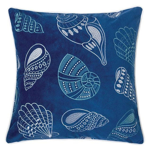 Kimmy Blue 20" X 20" Pillow, Blue - U&U Home Budget Furniture (Carteret, NJ)