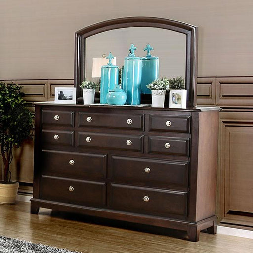 Litchville Brown Cherry Dresser - U&U Home Budget Furniture (Carteret, NJ)
