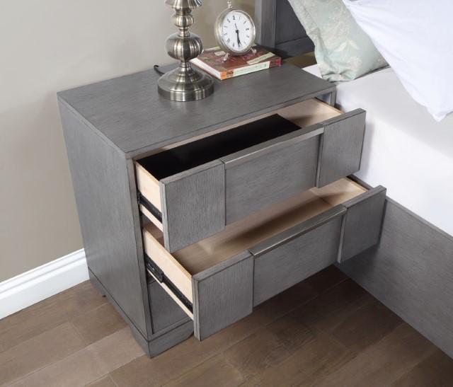 REGULUS Night Stand - U&U Home Budget Furniture (Carteret, NJ)