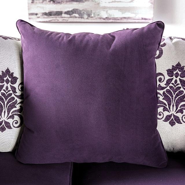 Sisseton Purple Sofa - U&U Home Budget Furniture (Carteret, NJ)