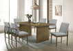ST GALLEN Side Chair (2/CTN), Natural Tone/Light Gray - U&U Home Budget Furniture (Carteret, NJ)