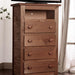 Lea Mahogany Media Chest - U&U Home Budget Furniture (Carteret, NJ)