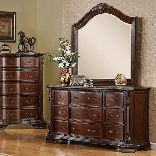 Monte Vista I Brown Cherry Dresser - U&U Home Budget Furniture (Carteret, NJ)