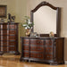 Monte Vista I Brown Cherry Dresser - U&U Home Budget Furniture (Carteret, NJ)