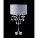 Jada White Table Lamp - U&U Home Budget Furniture (Carteret, NJ)