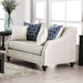 Nefyn Ivory Love Seat - U&U Home Budget Furniture (Carteret, NJ)