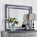 RAIDEN Mirror w/ LED, Gray - U&U Home Budget Furniture (Carteret, NJ)