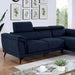 NAPANEE Sectional, Navy - U&U Home Budget Furniture (Carteret, NJ)