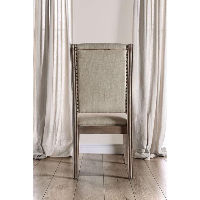 Patience Rustic Natural Tone Side Chair (2/CTN) - U&U Home Budget Furniture (Carteret, NJ)