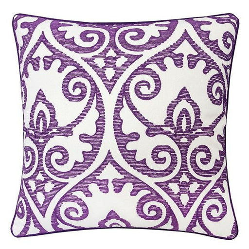 JORJA 20" X 20" Pillow, Purple (2/CTN) - U&U Home Budget Furniture (Carteret, NJ)
