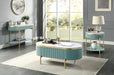 KOBLENZ Sofa Table, Light Teal - U&U Home Budget Furniture (Carteret, NJ)