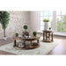 Mika Antique Oak End Table - U&U Home Budget Furniture (Carteret, NJ)