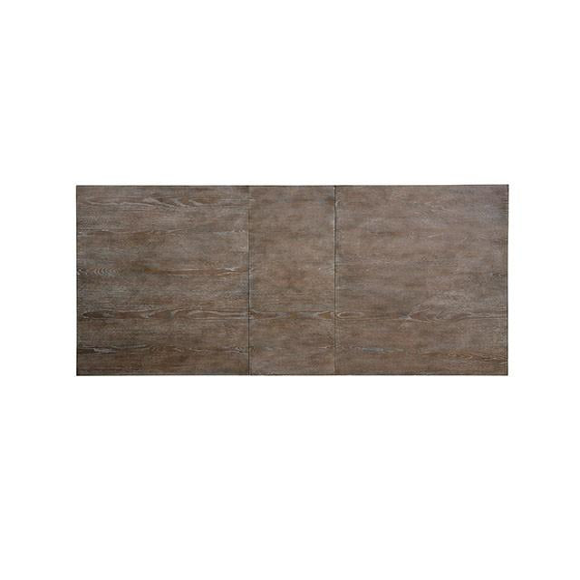 Patience Rustic Natural Tone Dining Table - U&U Home Budget Furniture (Carteret, NJ)