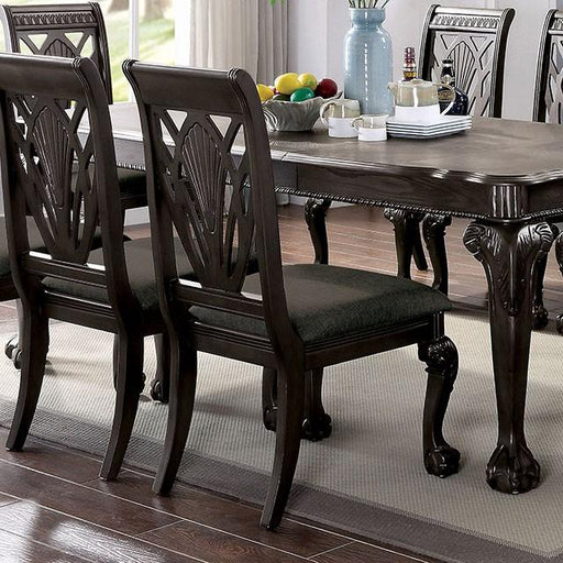 Petersburg Dark Gray Side Chair (2/CTN) - U&U Home Budget Furniture (Carteret, NJ)