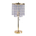 Ira Gold Table Lamp - U&U Home Budget Furniture (Carteret, NJ)