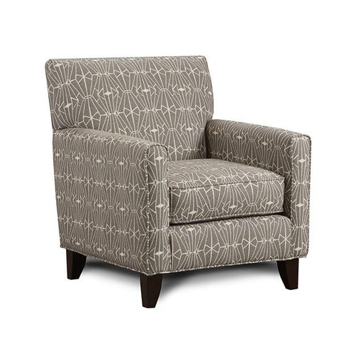 PARKER Gray/Pattern Chair, Crystal Pattern - U&U Home Budget Furniture (Carteret, NJ)